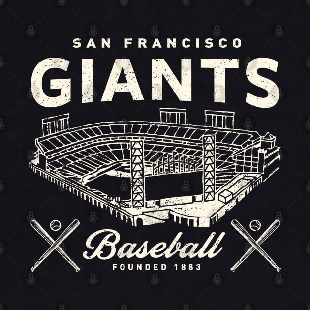 San Francisco Giants Stadium Buck Tee by Buck Tee